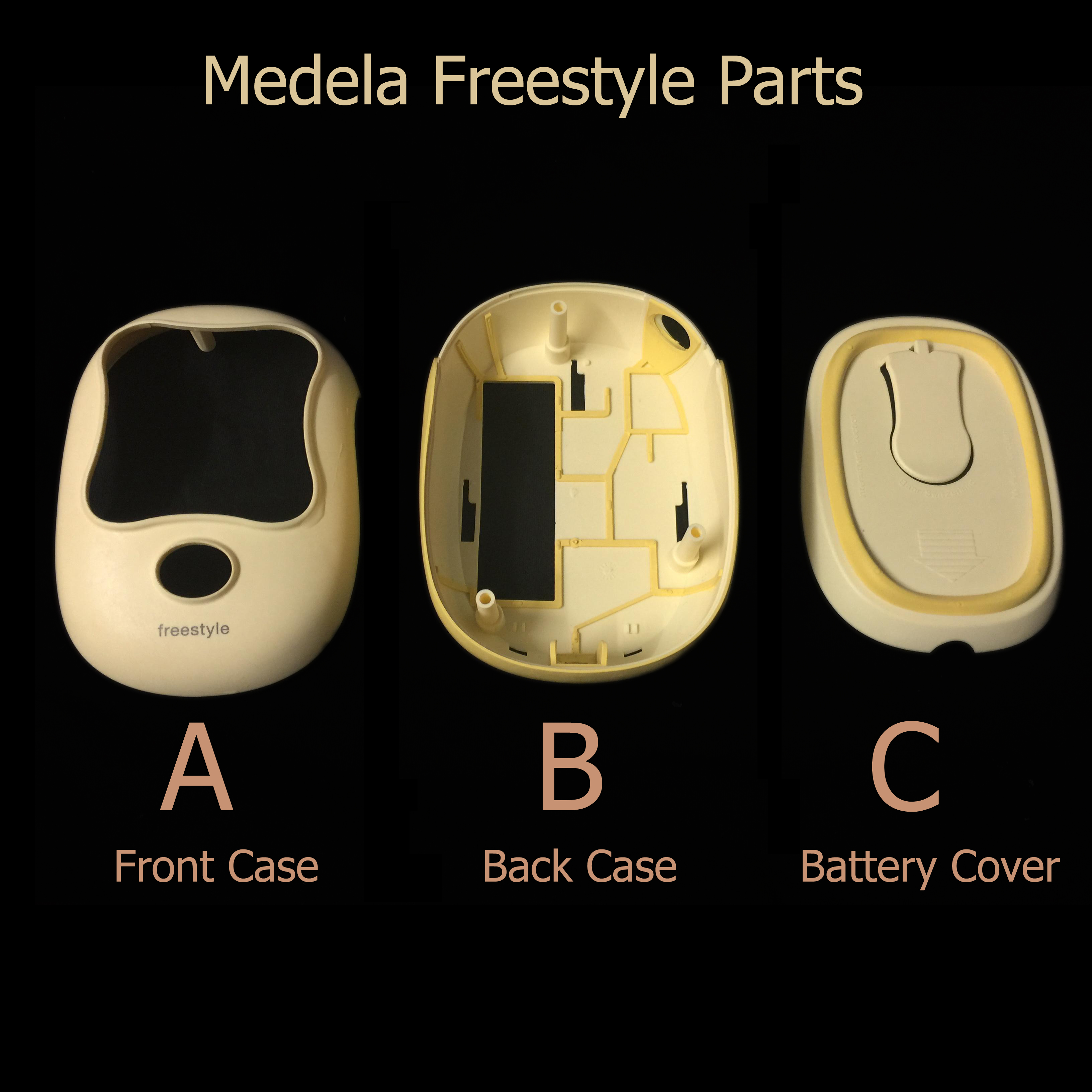 MD039 ปั๊มนม Medela รุ่น Freestyle ตามตัวเลือก Body Front Back / Battery Cover ฝาหลังแบต | Baby Fancy Shop สินค้าแม่และเด็ก